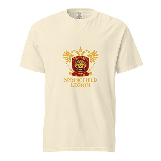 Signature | Comfort Colors T-Shirt | Springfield Legion Hockey Club | Imperial Crest Logo