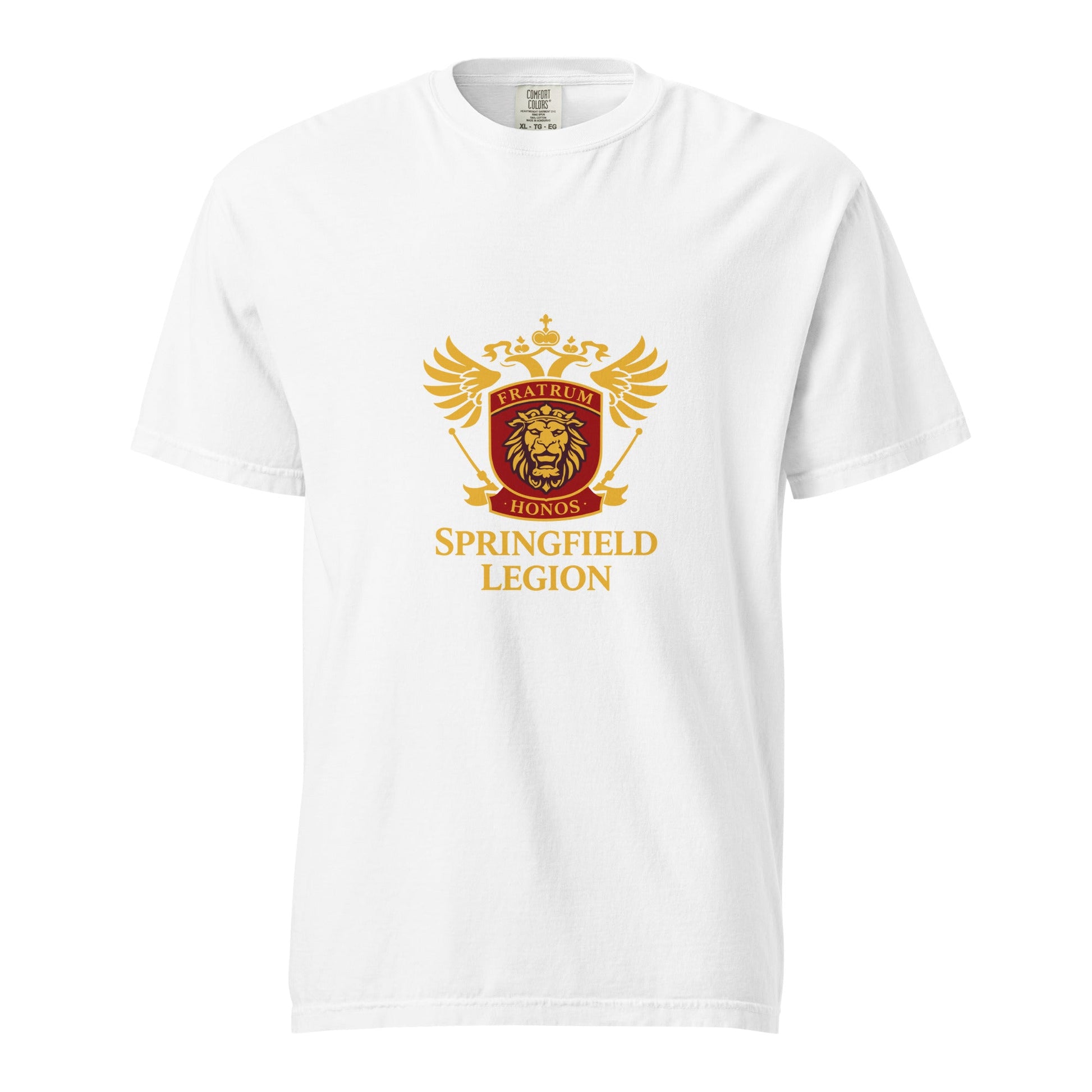 Signature | Comfort Colors T-Shirt | Springfield Legion Hockey Club | Imperial Crest Logo