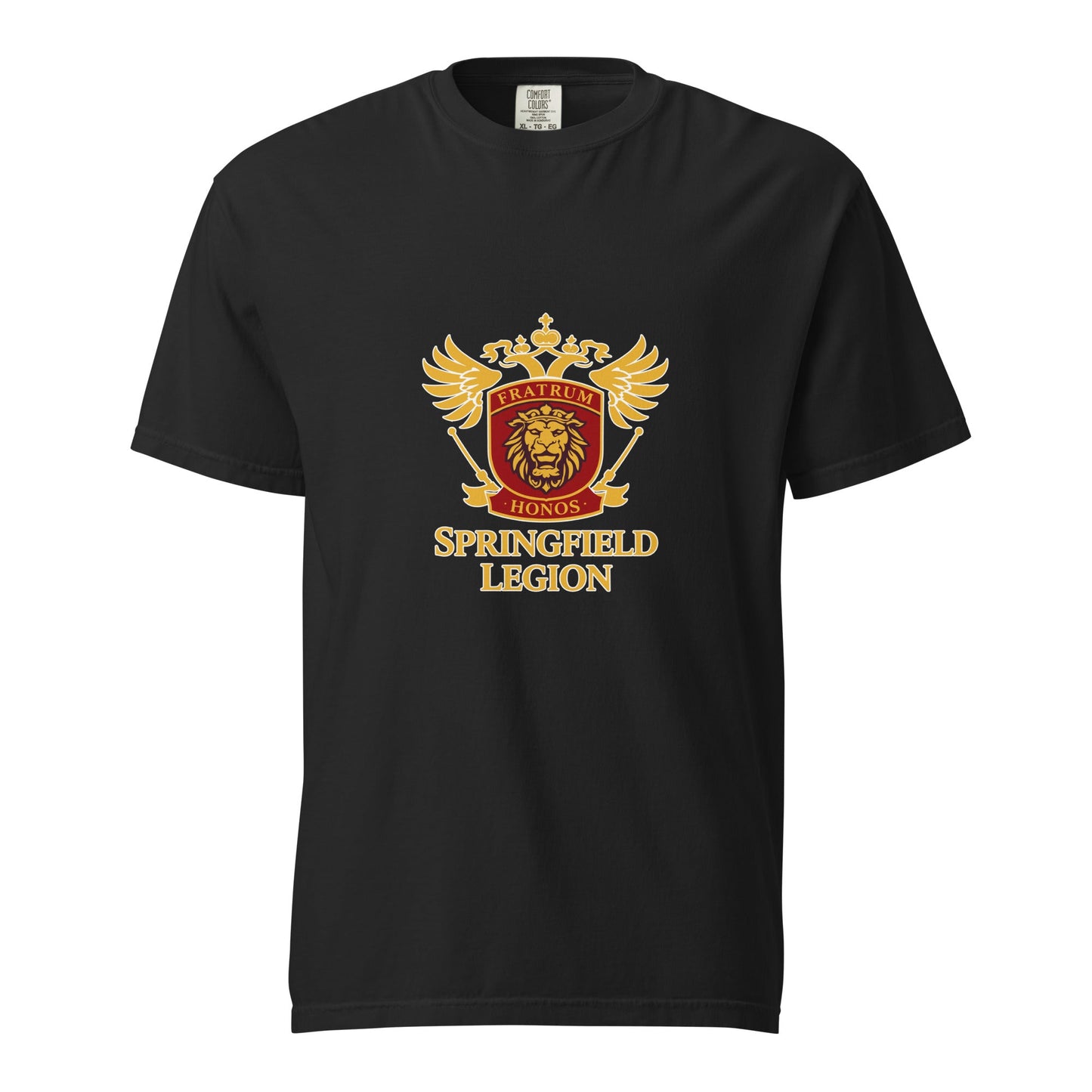 Signature | Comfort Colors T-Shirt | Springfield Legion Hockey Club | Imperial Crest Logo