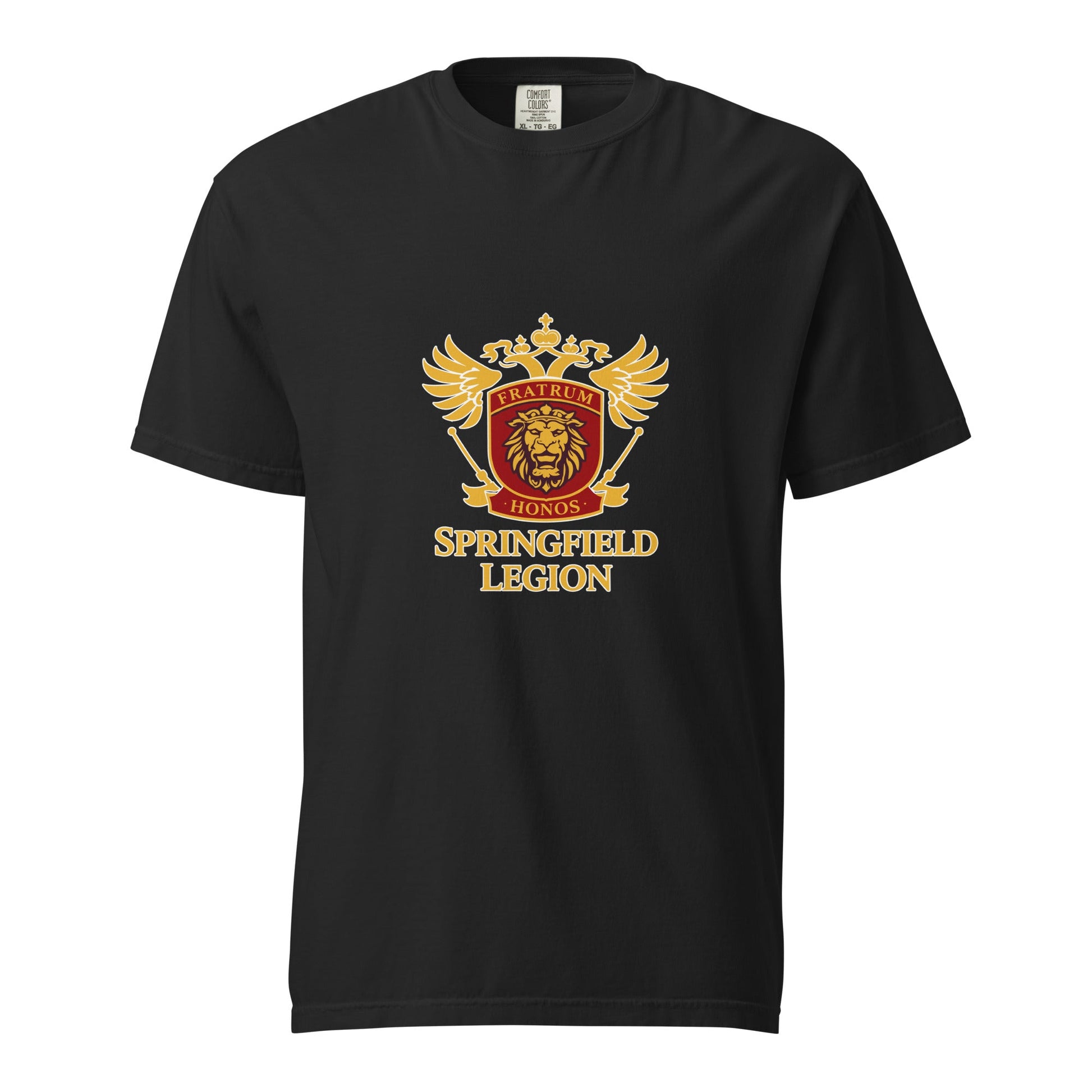 Signature | Comfort Colors T-Shirt | Springfield Legion Hockey Club | Imperial Crest Logo