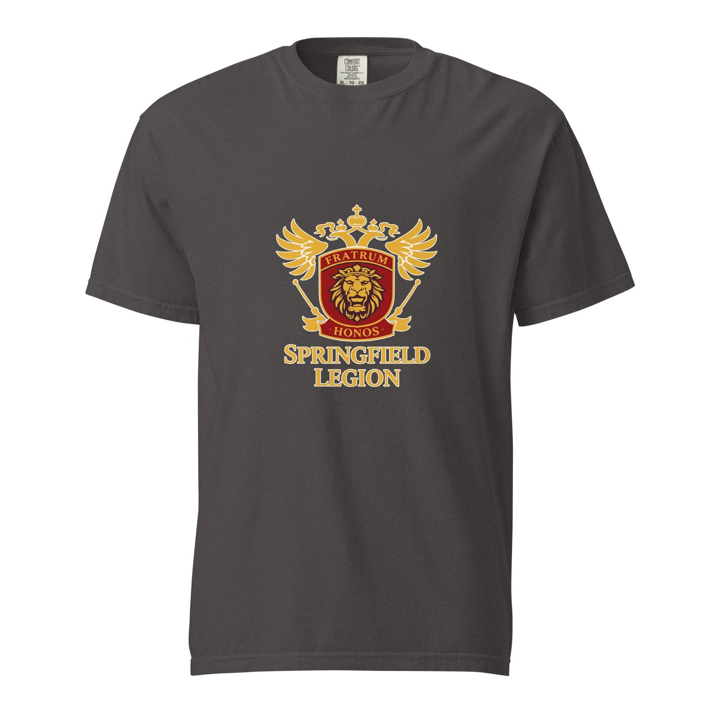 Signature | Comfort Colors T-Shirt | Springfield Legion Hockey Club | Imperial Crest Logo