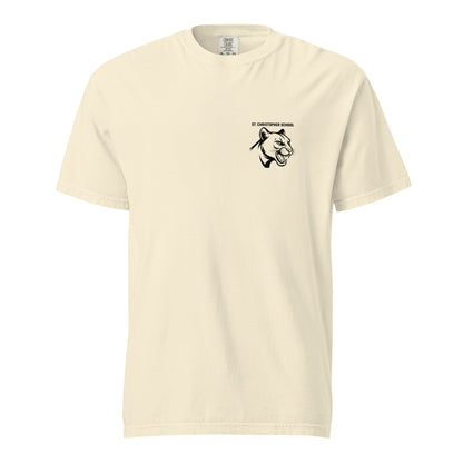 Signature | Comfort Colors T-Shirt | St. Christopher Cougars | Modern Icon Logo