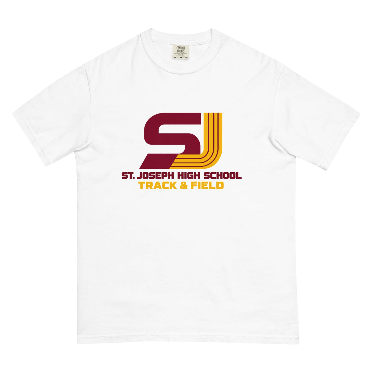 Signature | Comfort Colors T-Shirt | St. Joseph High School - Track & Field | Vanguard Logo