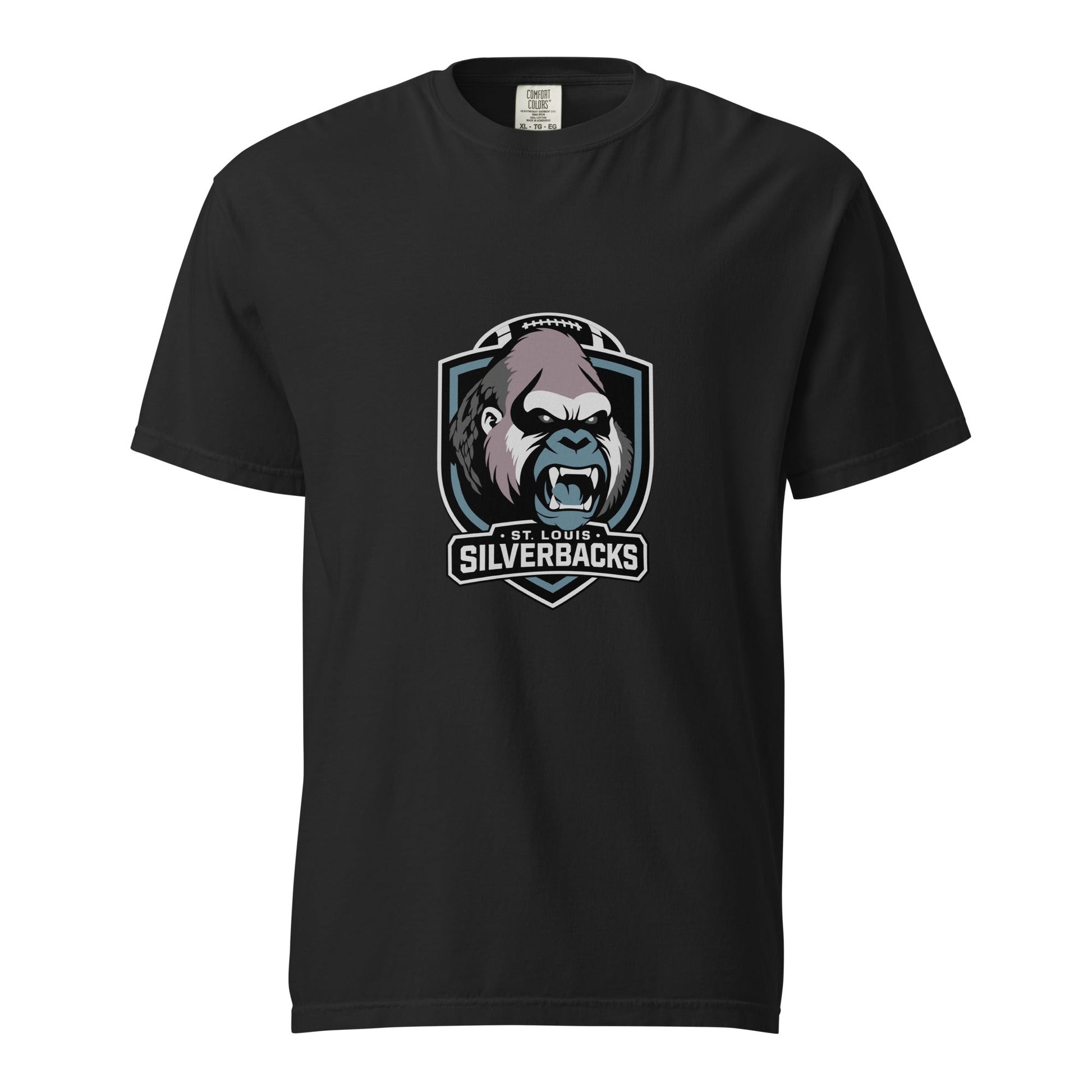 Signature | Comfort Colors T-Shirt | St. Louis Silverbacks Women’s Football Team | Shield Logo