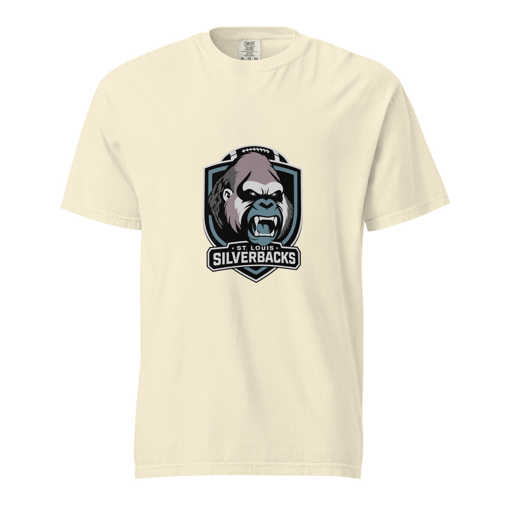Signature | Comfort Colors T-Shirt | St. Louis Silverbacks Women’s Football Team | Shield Logo