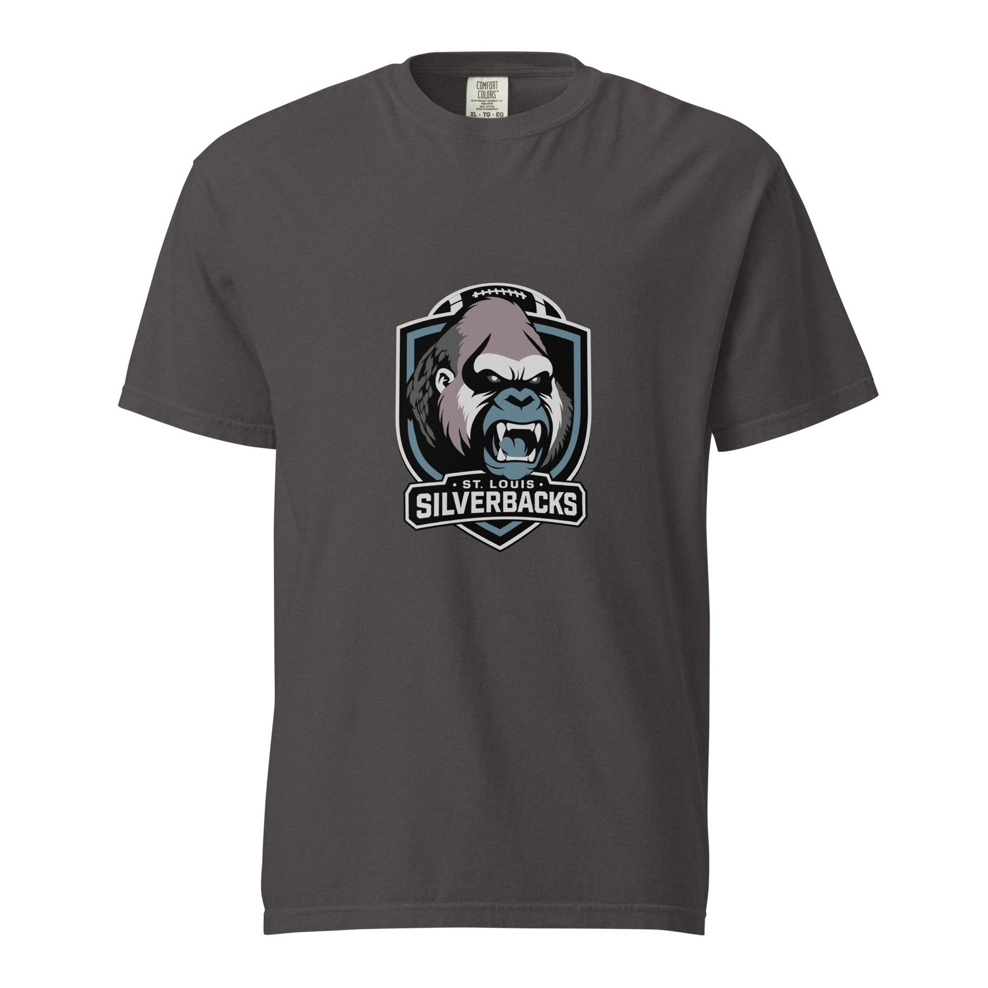 Signature | Comfort Colors T-Shirt | St. Louis Silverbacks Women’s Football Team | Shield Logo