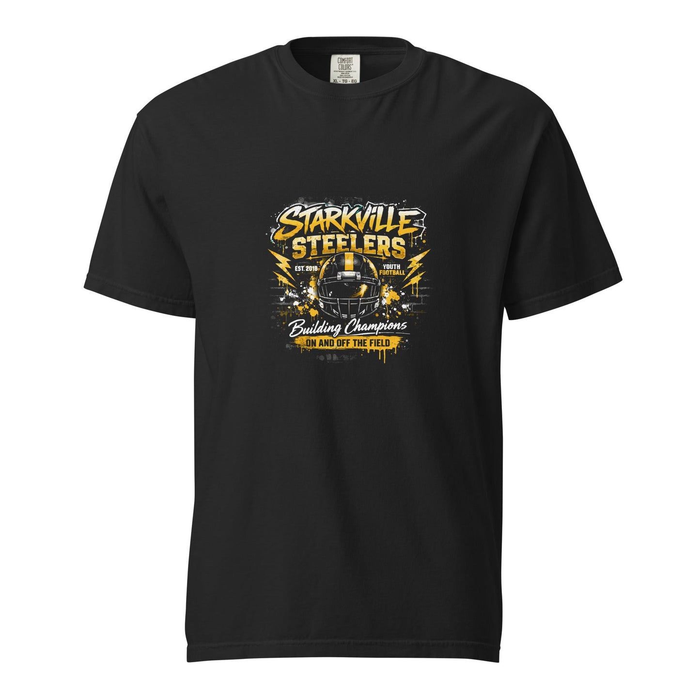 Signature | Comfort Colors T-Shirt | Starkville Steelers | Modern Classic Logo