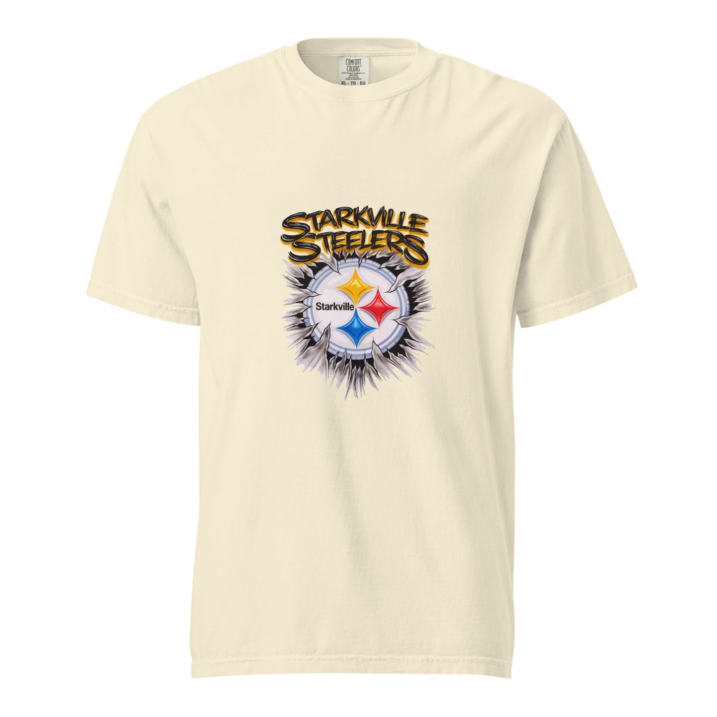 Signature | Comfort Colors T-Shirt | Starkville Steelers | Ripped Logo