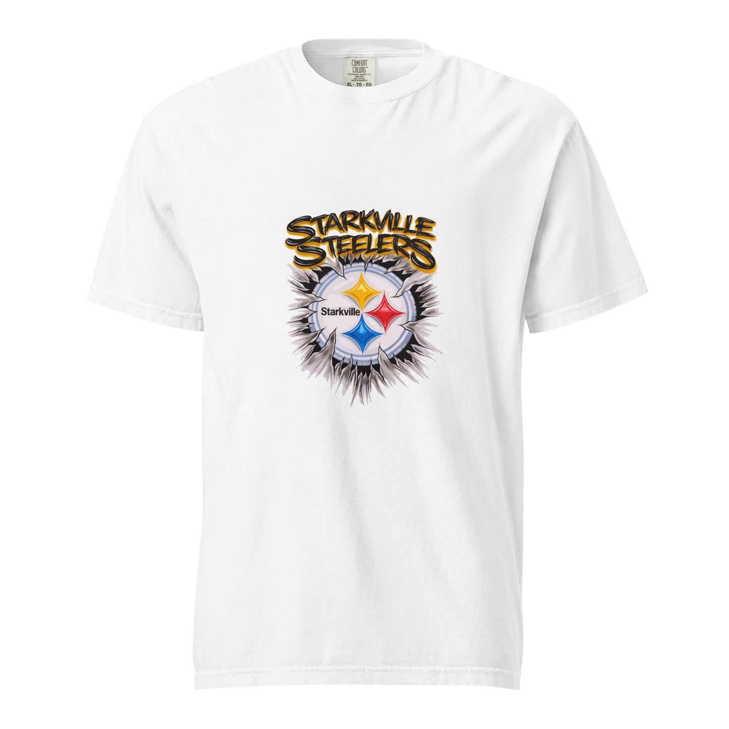 Signature | Comfort Colors T-Shirt | Starkville Steelers | Ripped Logo