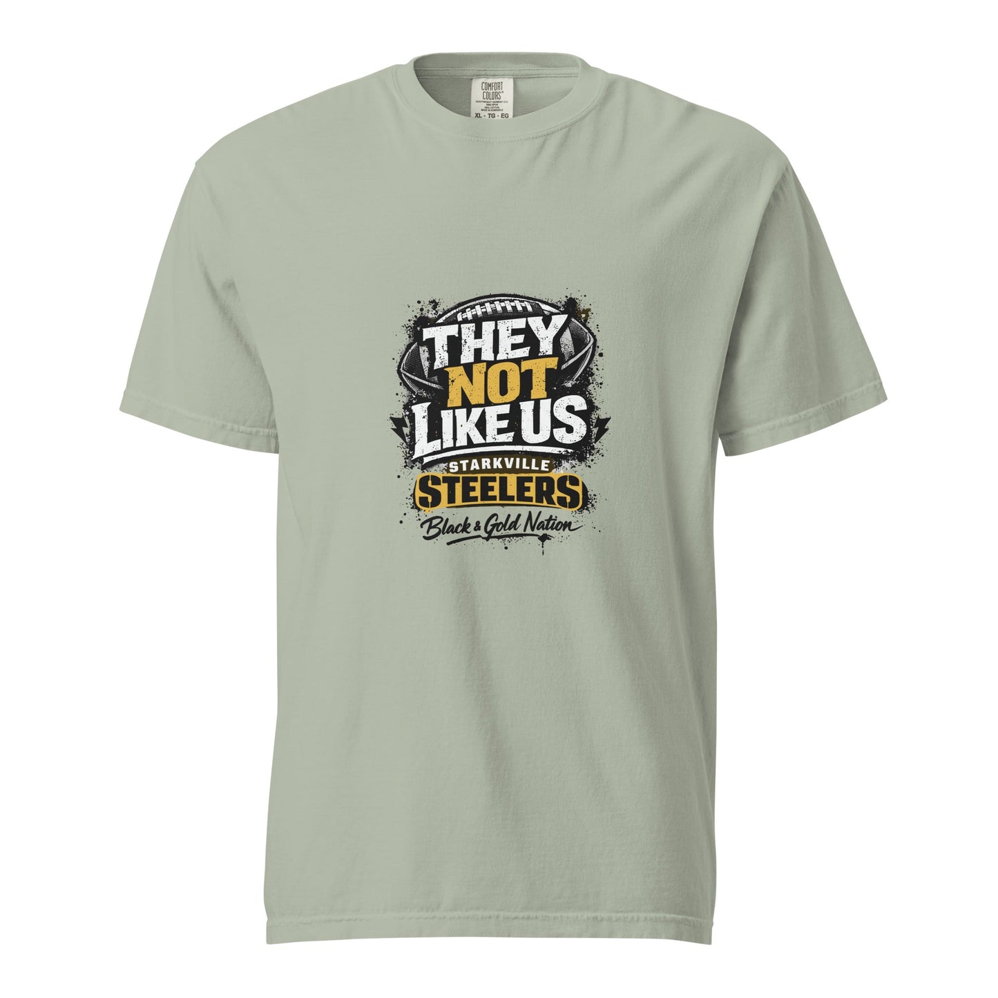 Signature | Comfort Colors T-Shirt | Starkville Steelers | They Not Like Us Logo
