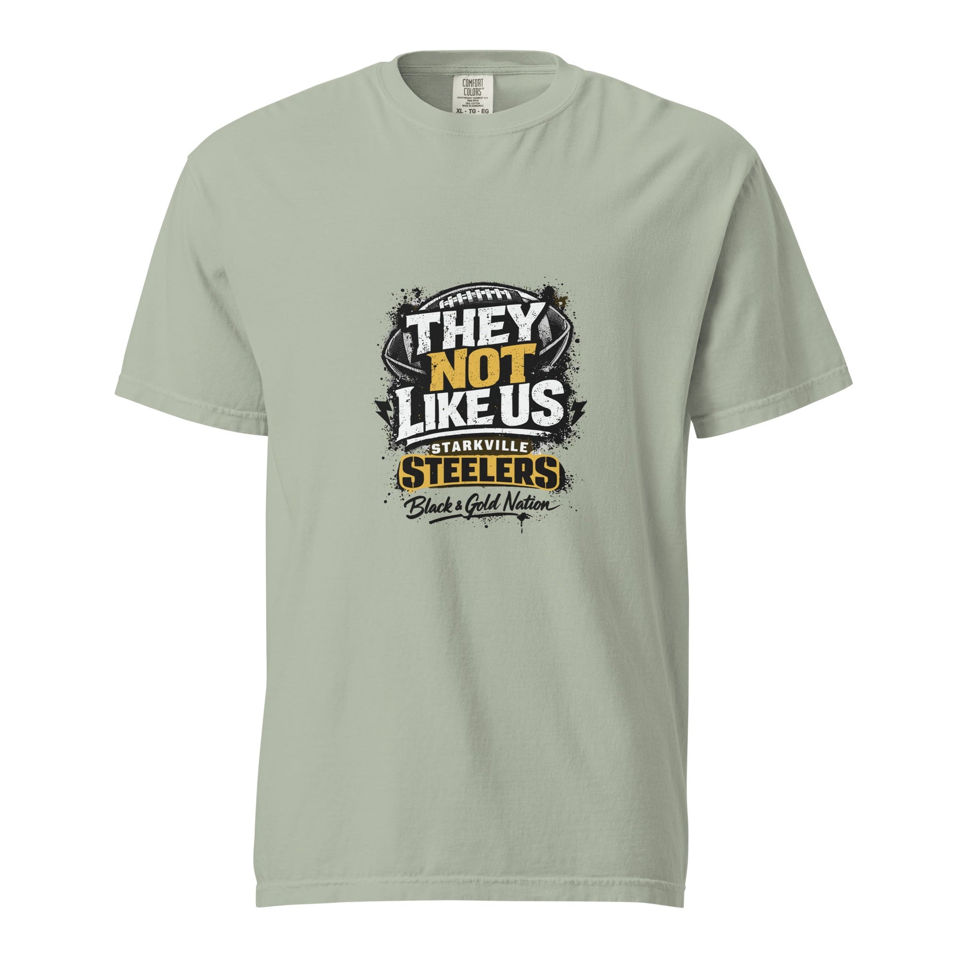Signature | Comfort Colors T-Shirt | Starkville Steelers | They Not Like Us Logo