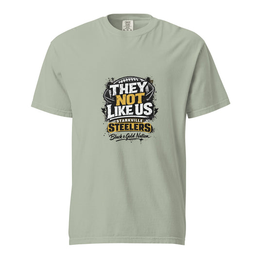 Signature | Comfort Colors T-Shirt | Starkville Steelers | They Not Like Us Logo