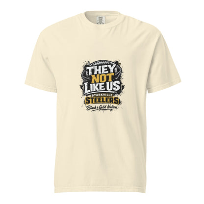 Signature | Comfort Colors T-Shirt | Starkville Steelers | They Not Like Us Logo