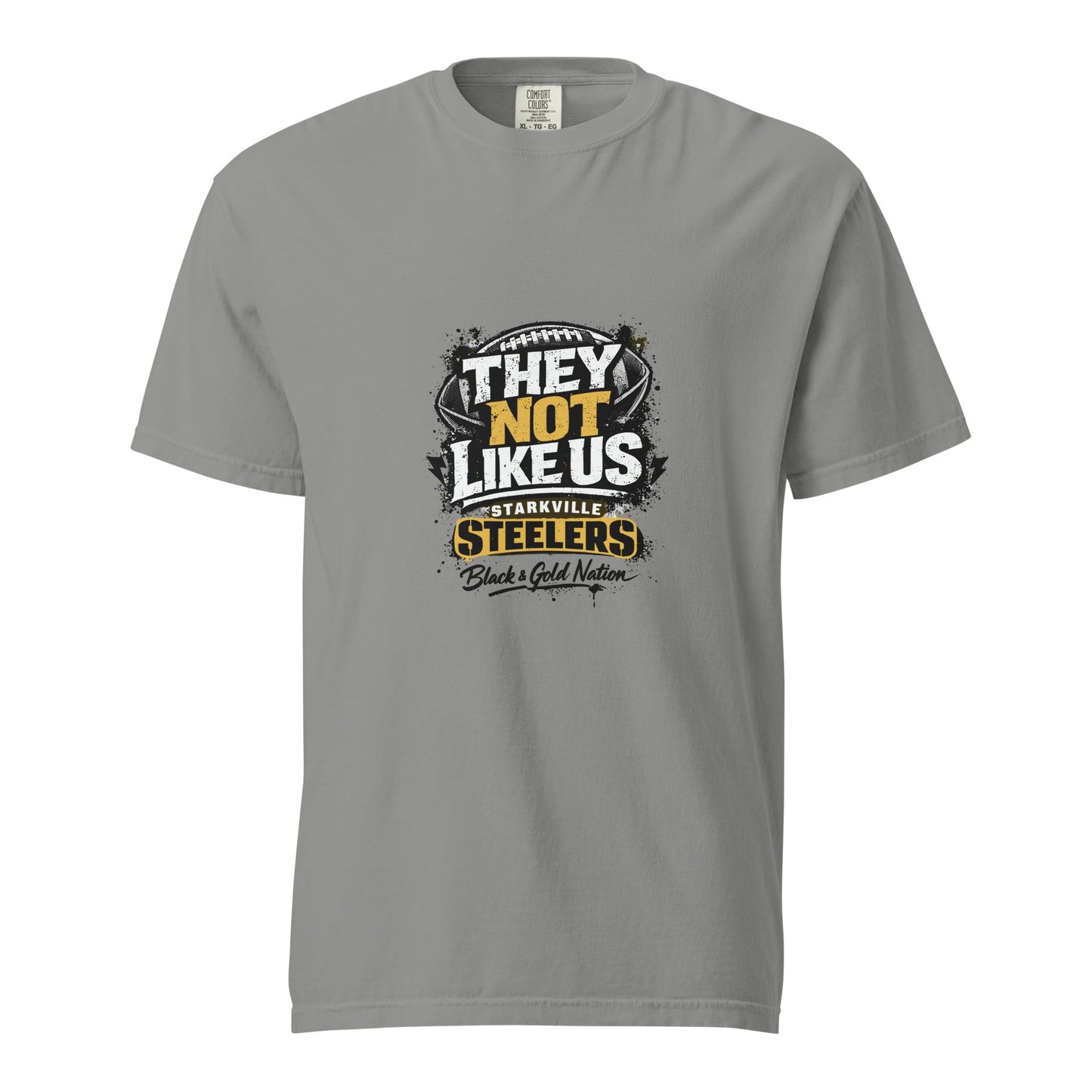 Signature | Comfort Colors T-Shirt | Starkville Steelers | They Not Like Us Logo