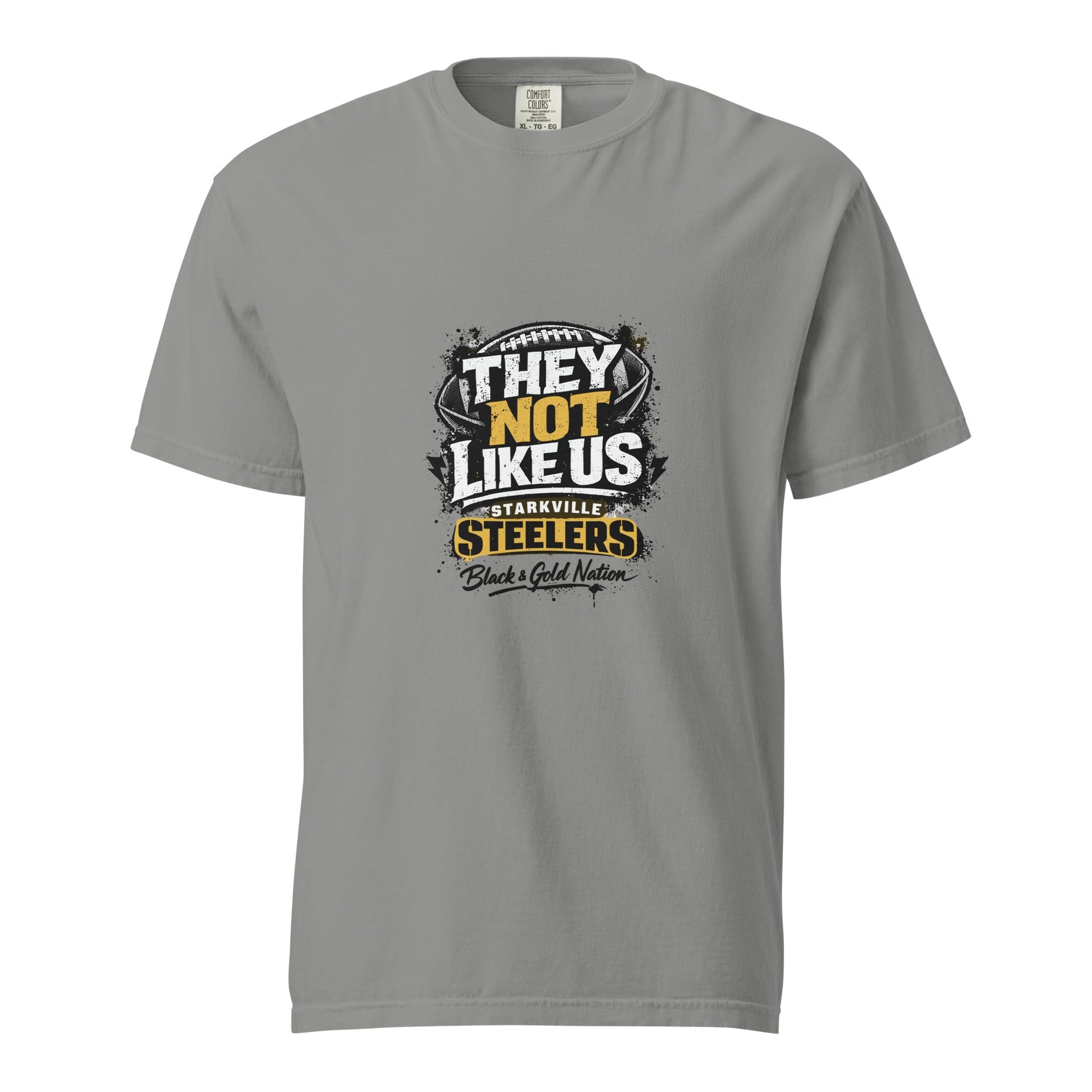 Signature | Comfort Colors T-Shirt | Starkville Steelers | They Not Like Us Logo