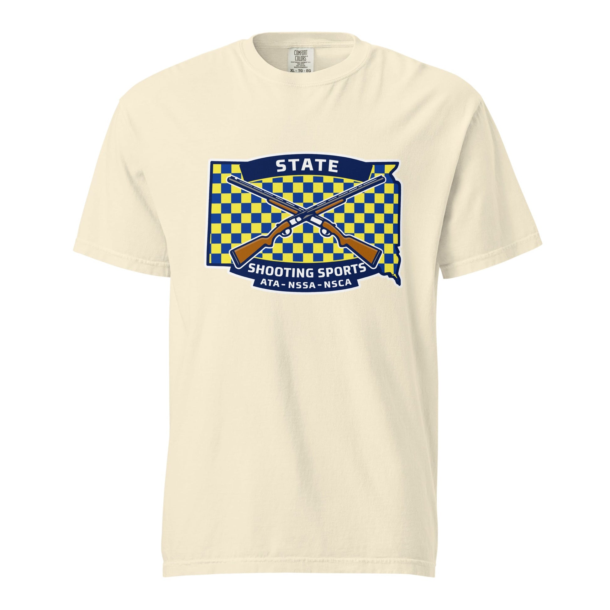 Signature | Comfort Colors T-Shirt | State Shooting Sports | Flag Logo