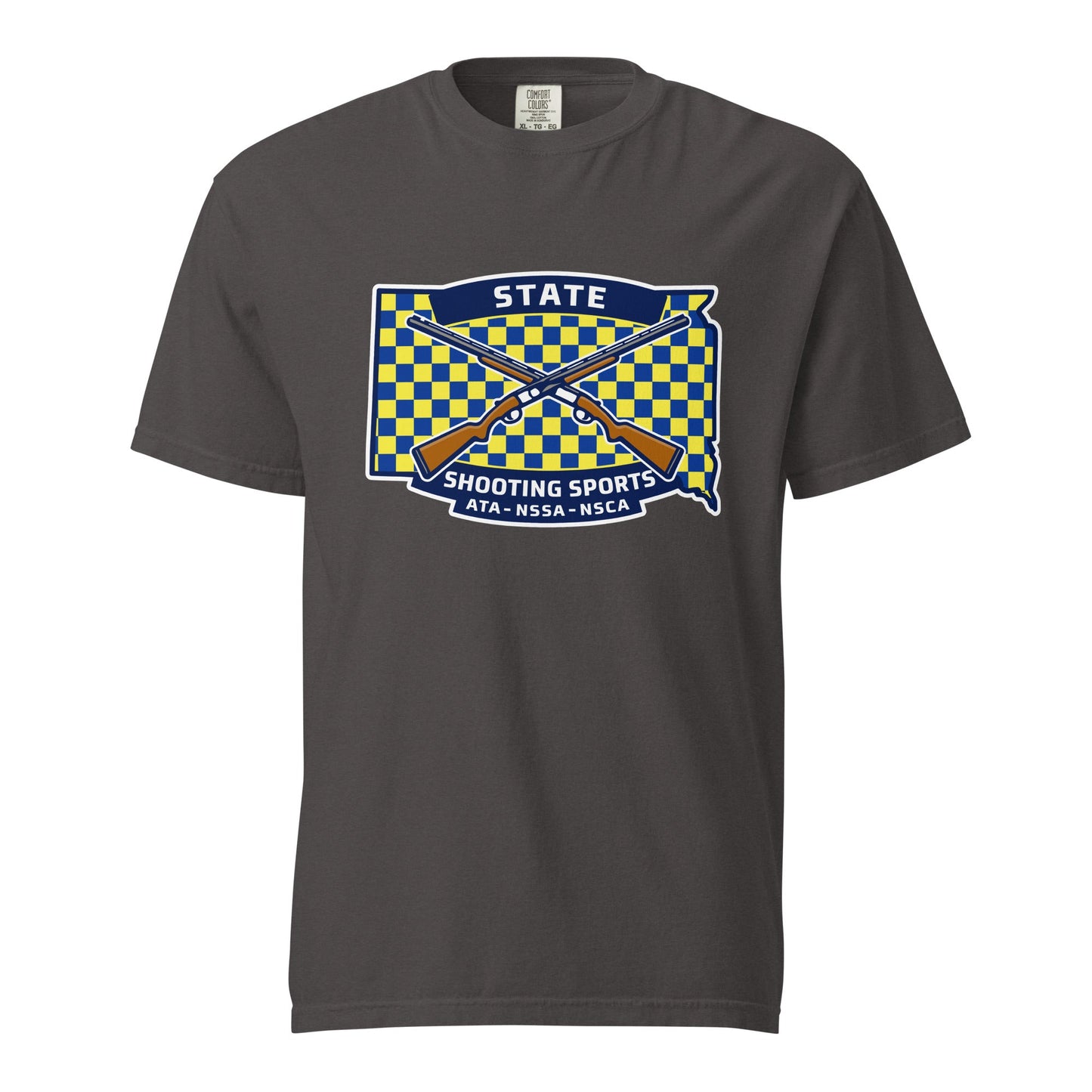 Signature | Comfort Colors T-Shirt | State Shooting Sports | Flag Logo