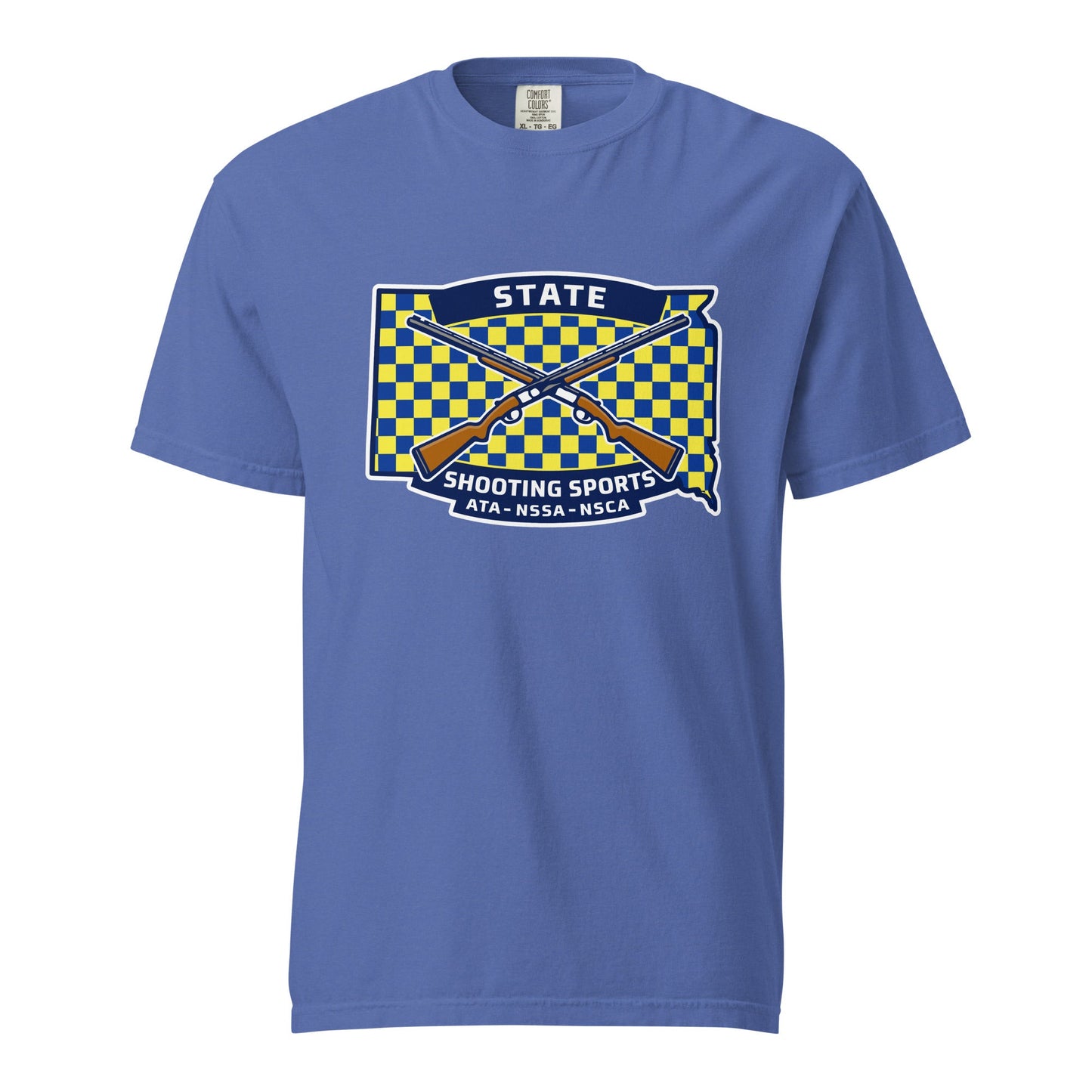 Signature | Comfort Colors T-Shirt | State Shooting Sports | Flag Logo