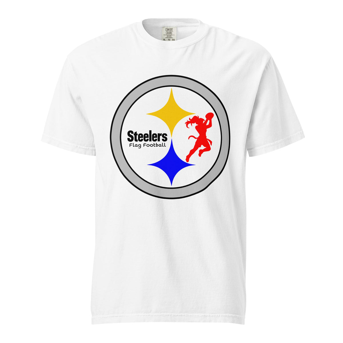 Signature | Comfort Colors T-Shirt | Staten Island Steelers | Badge Logo