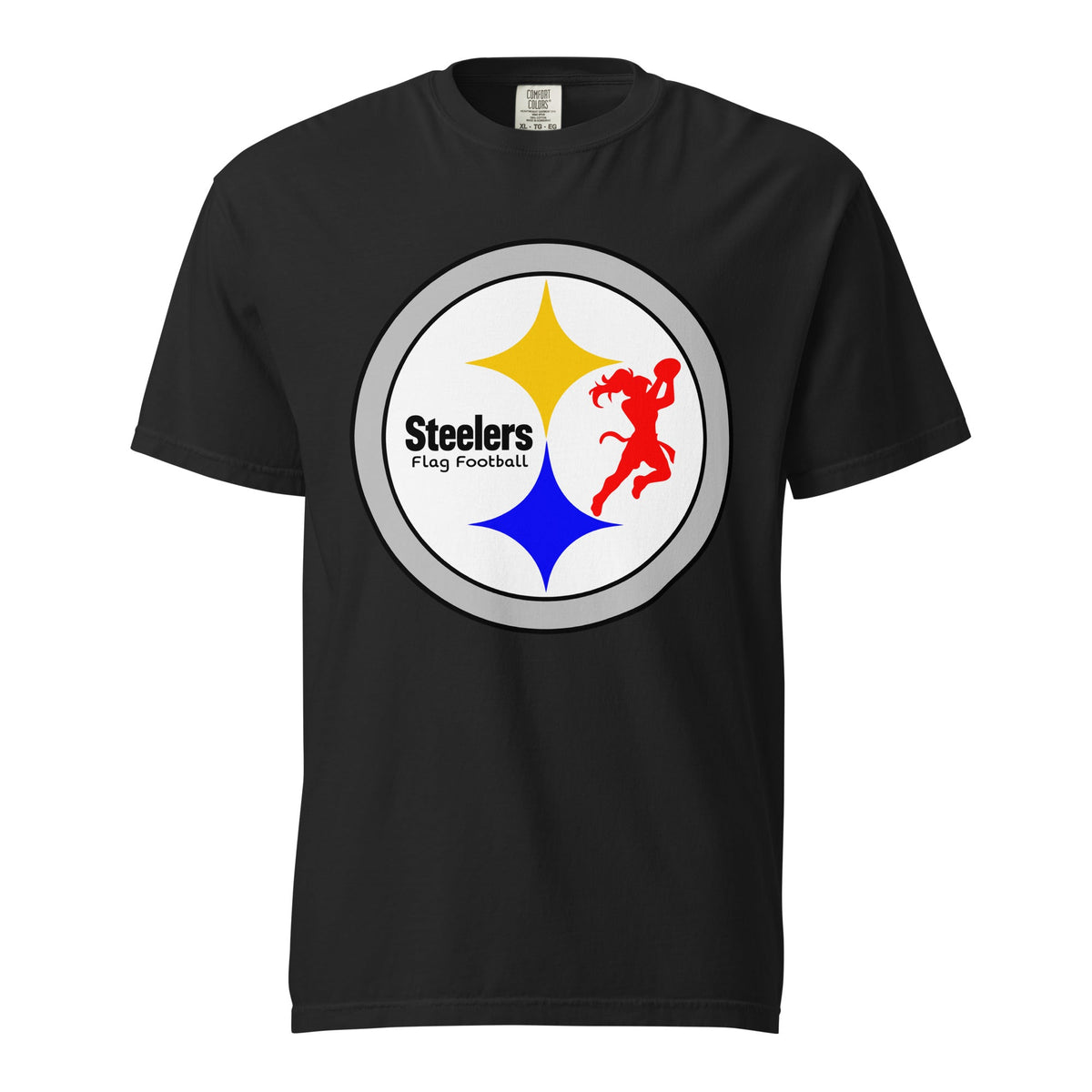 Signature | Comfort Colors T-Shirt | Staten Island Steelers | Badge Logo