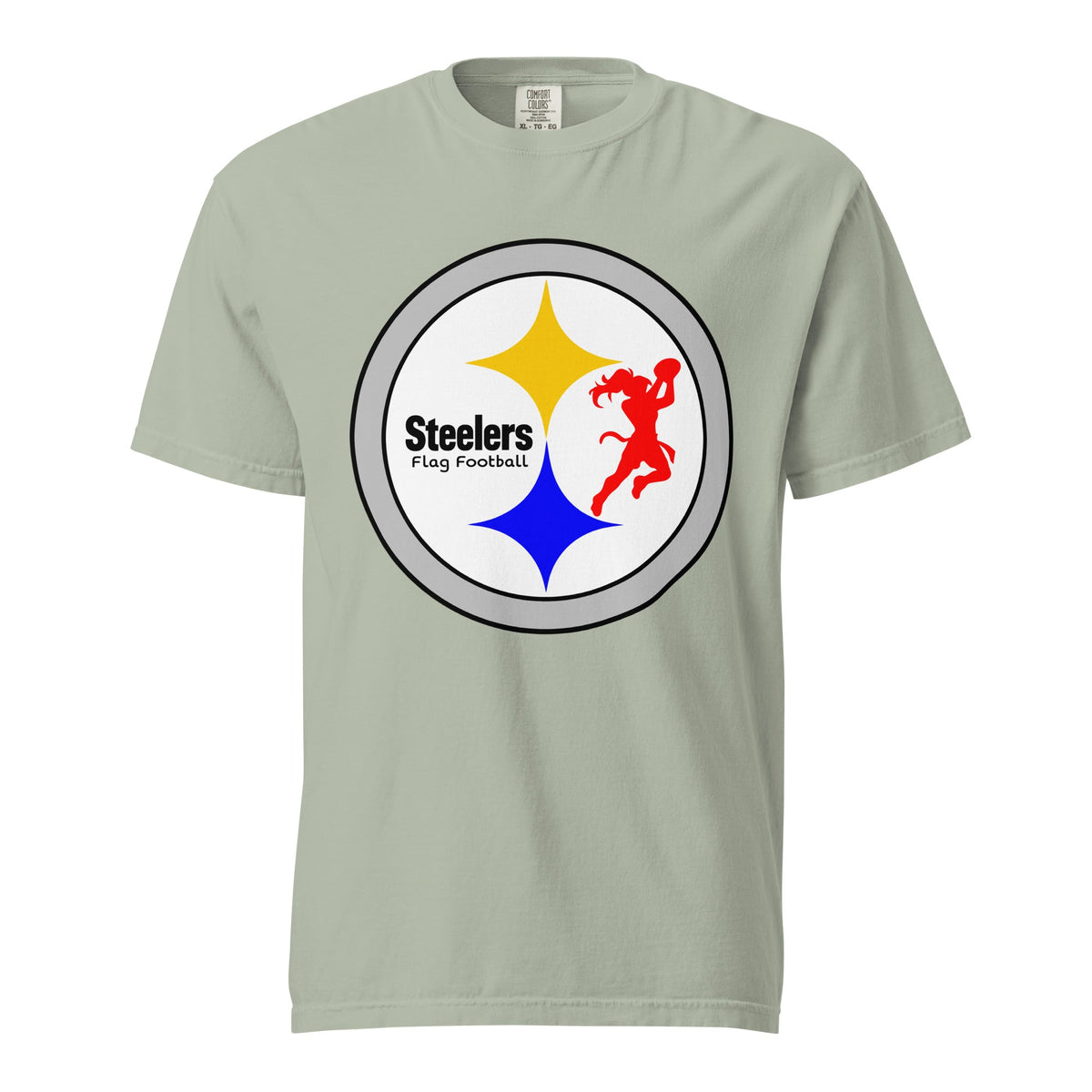 Signature | Comfort Colors T-Shirt | Staten Island Steelers | Badge Logo