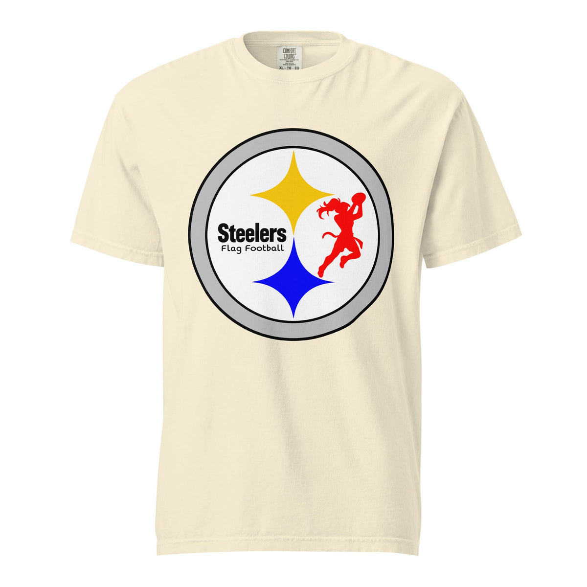Signature | Comfort Colors T-Shirt | Staten Island Steelers | Badge Logo