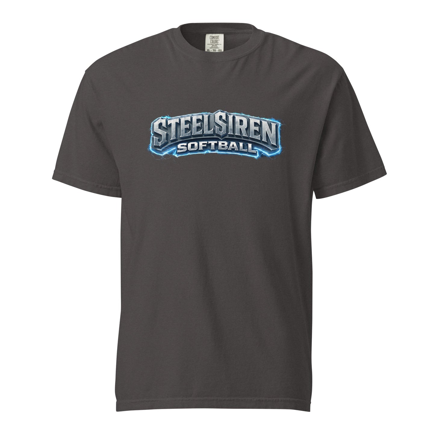 Signature | Comfort Colors T-Shirt | STEEL SIREN | Lightning Logo