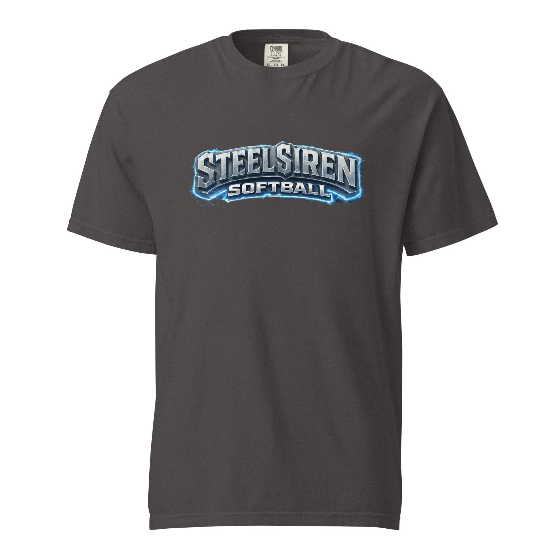 Signature | Comfort Colors T-Shirt | STEEL SIREN | Lightning Logo