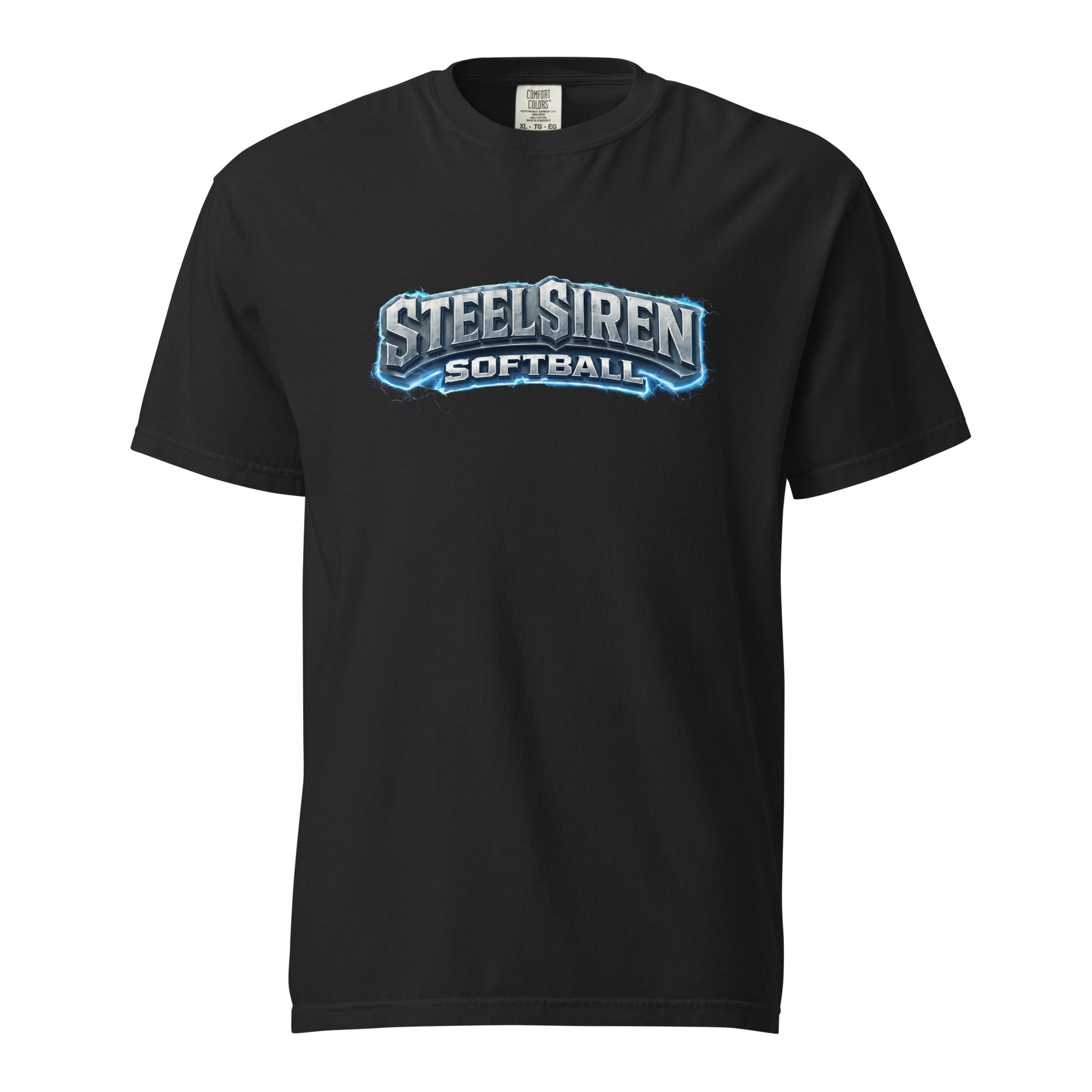 Signature | Comfort Colors T-Shirt | STEEL SIREN | Lightning Logo