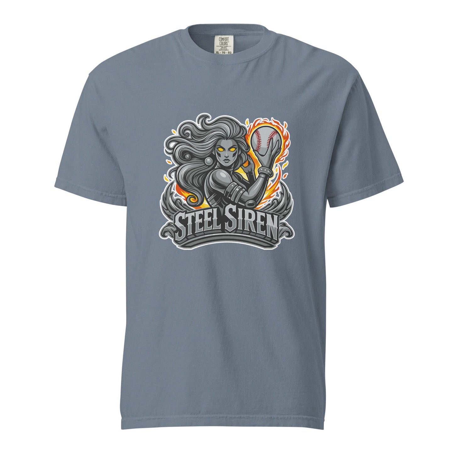 Signature | Comfort Colors T-Shirt | STEEL SIREN | Mascot Logo