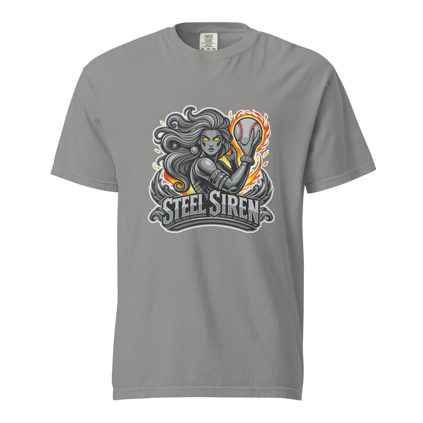 Signature | Comfort Colors T-Shirt | STEEL SIREN | Mascot Logo
