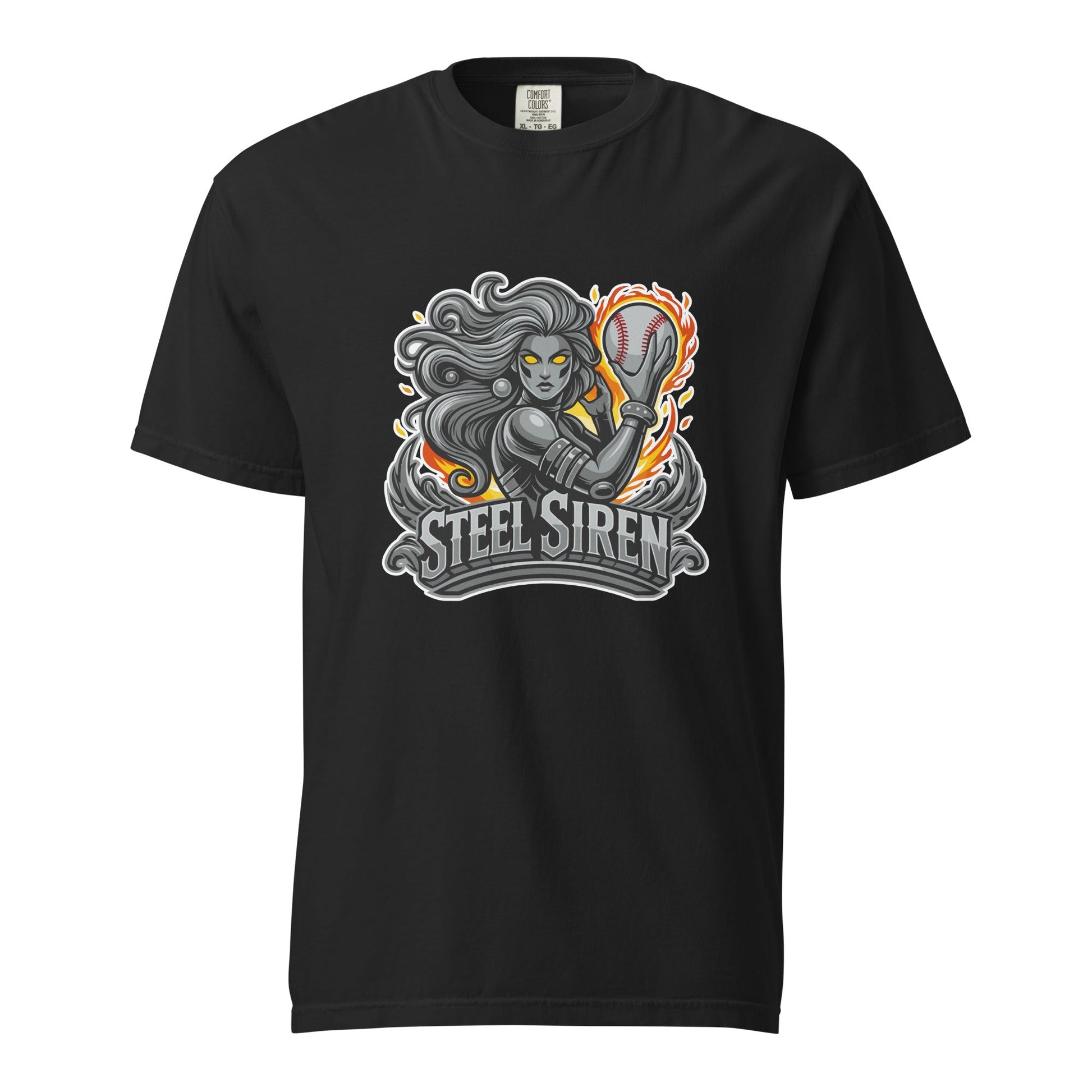 Signature | Comfort Colors T-Shirt | STEEL SIREN | Mascot Logo