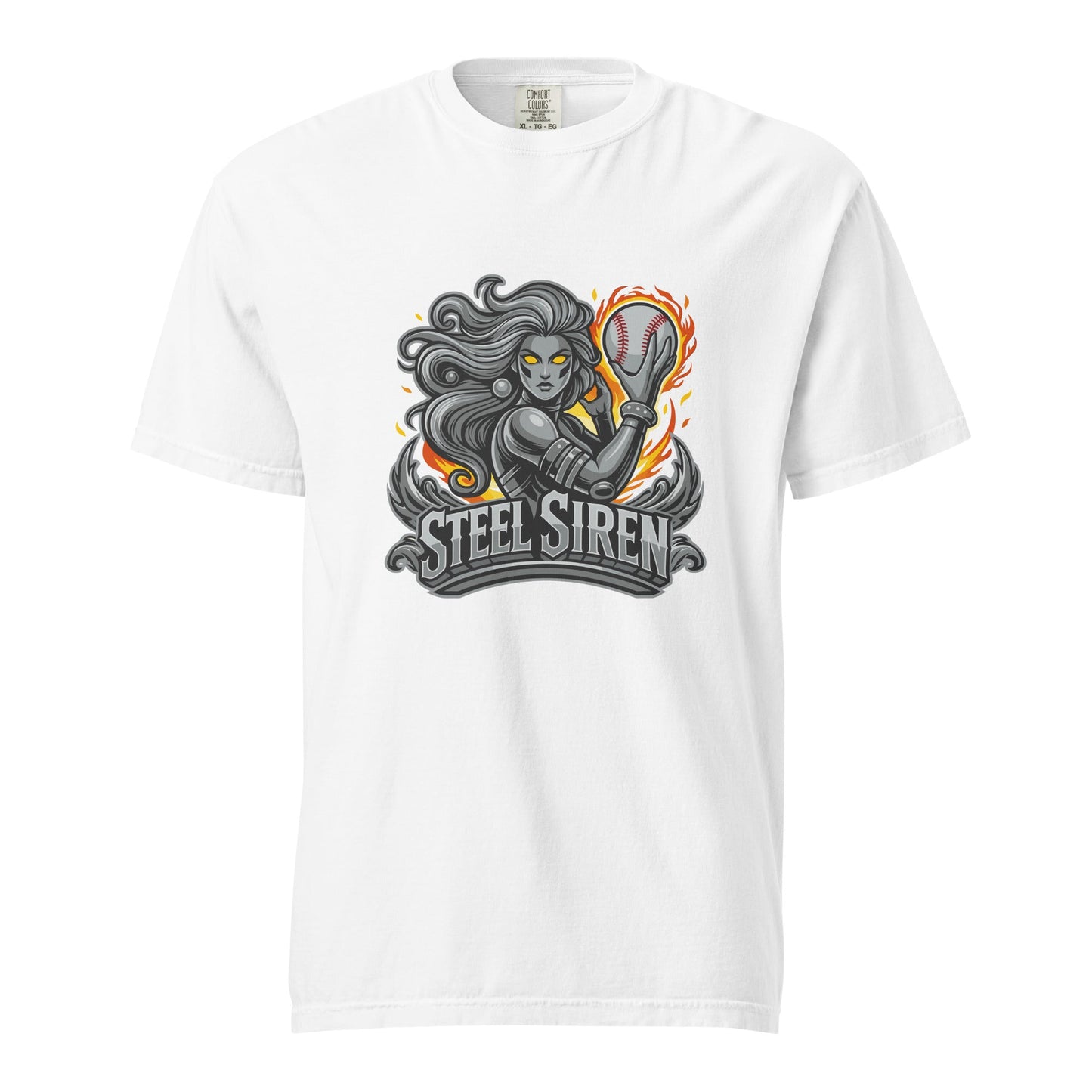 Signature | Comfort Colors T-Shirt | STEEL SIREN | Mascot Logo