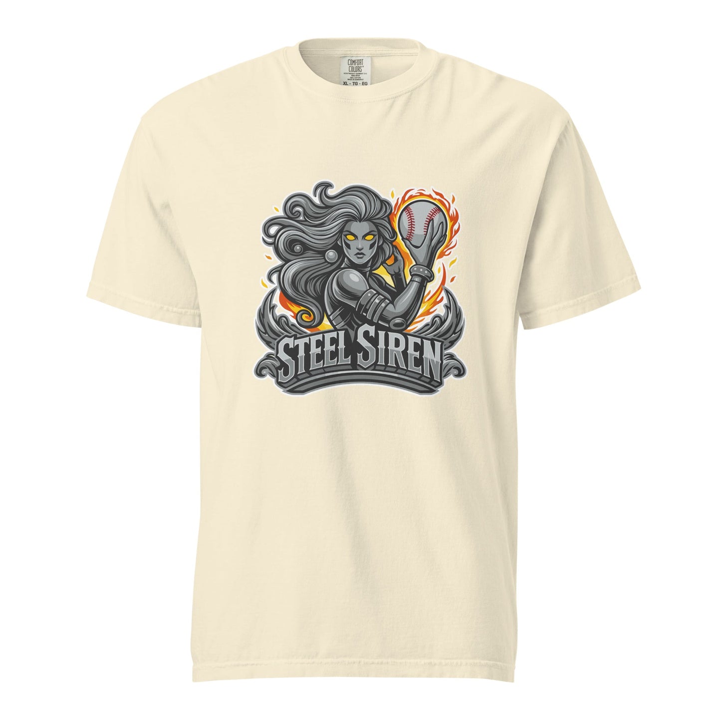 Signature | Comfort Colors T-Shirt | STEEL SIREN | Mascot Logo