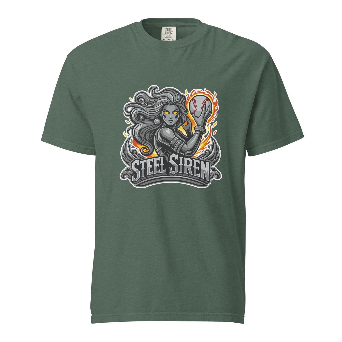 Signature | Comfort Colors T-Shirt | STEEL SIREN | Mascot Logo