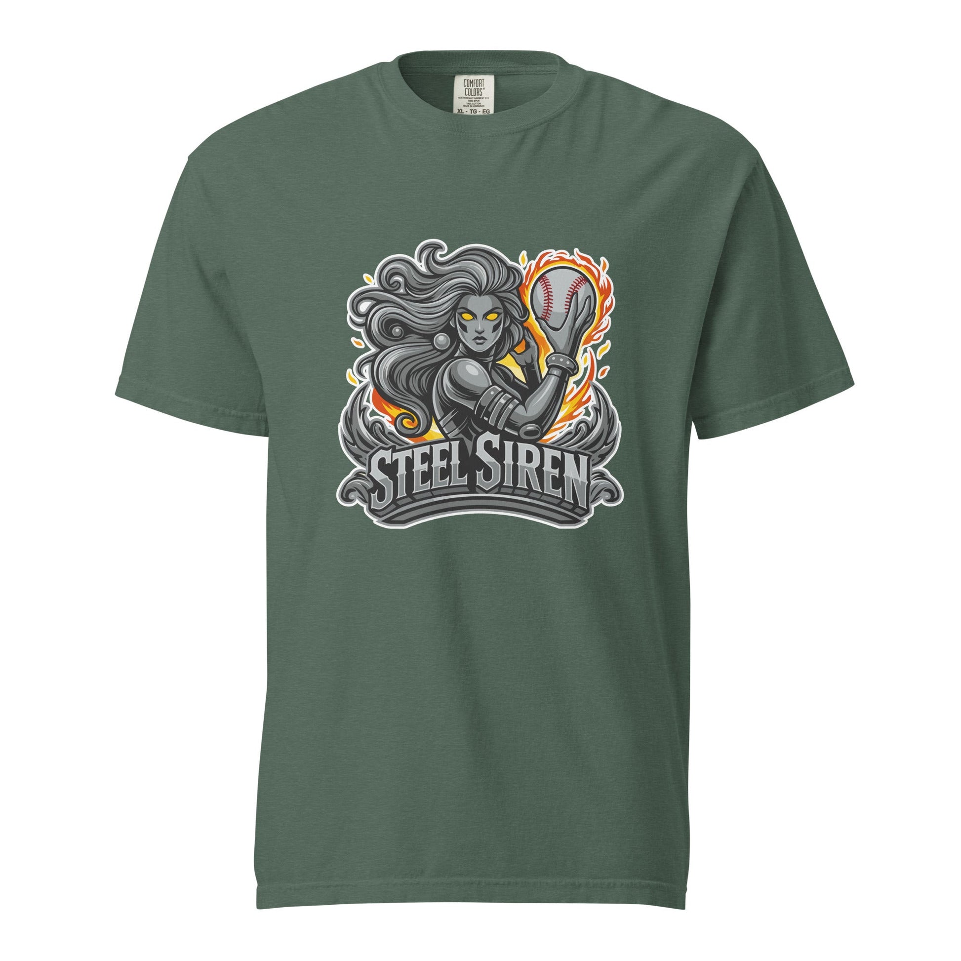 Signature | Comfort Colors T-Shirt | STEEL SIREN | Mascot Logo