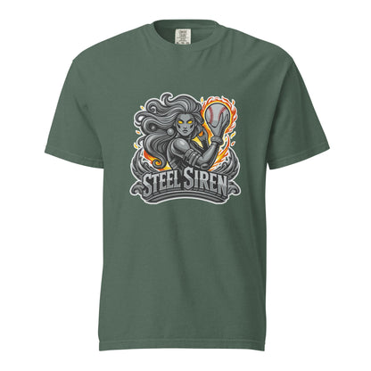 Signature | Comfort Colors T-Shirt | STEEL SIREN | Mascot Logo