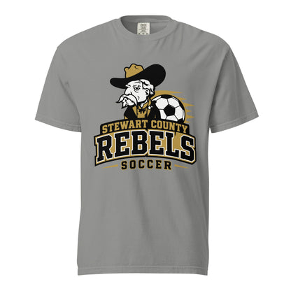 Signature | Comfort Colors T-Shirt | Stewart County Soccer | Crest Logo