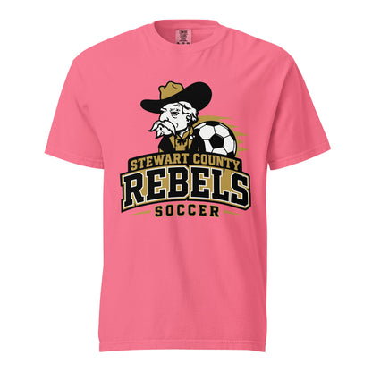 Signature | Comfort Colors T-Shirt | Stewart County Soccer | Crest Logo