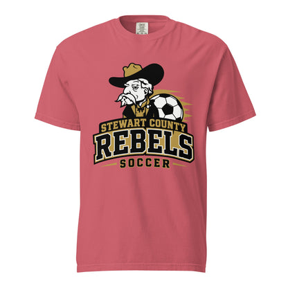 Signature | Comfort Colors T-Shirt | Stewart County Soccer | Crest Logo