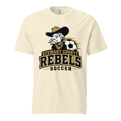 Signature | Comfort Colors T-Shirt | Stewart County Soccer | Crest Logo