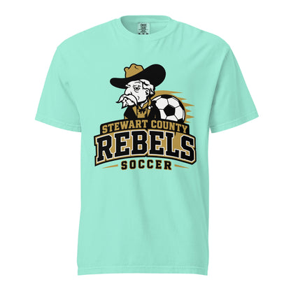 Signature | Comfort Colors T-Shirt | Stewart County Soccer | Crest Logo