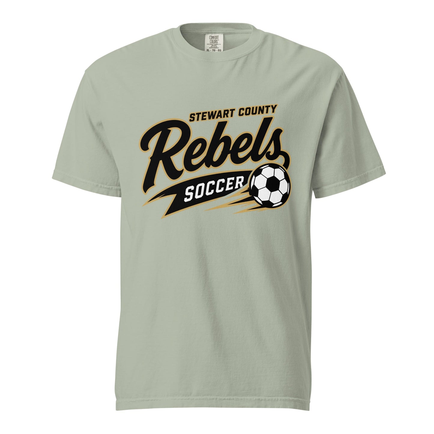 Signature | Comfort Colors T-Shirt | Stewart County Soccer | Rebels Logo