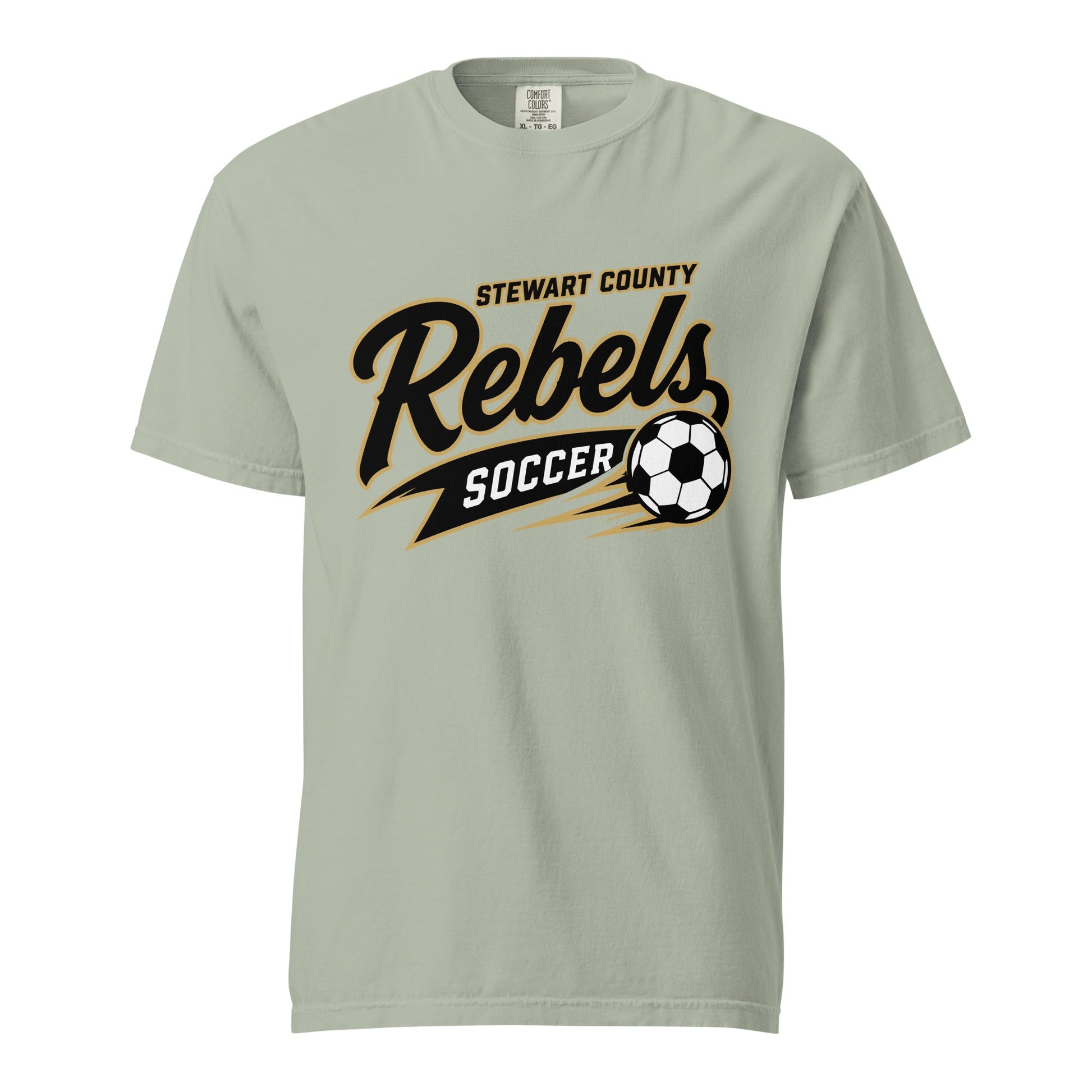 Signature | Comfort Colors T-Shirt | Stewart County Soccer | Rebels Logo
