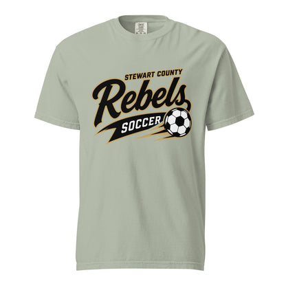 Signature | Comfort Colors T-Shirt | Stewart County Soccer | Rebels Logo