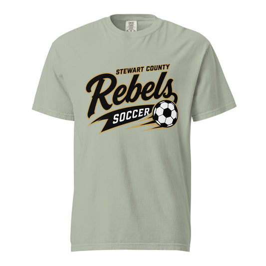 Signature | Comfort Colors T-Shirt | Stewart County Soccer | Rebels Logo
