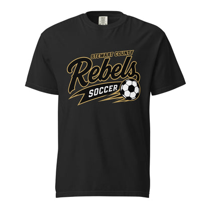 Signature | Comfort Colors T-Shirt | Stewart County Soccer | Rebels Logo