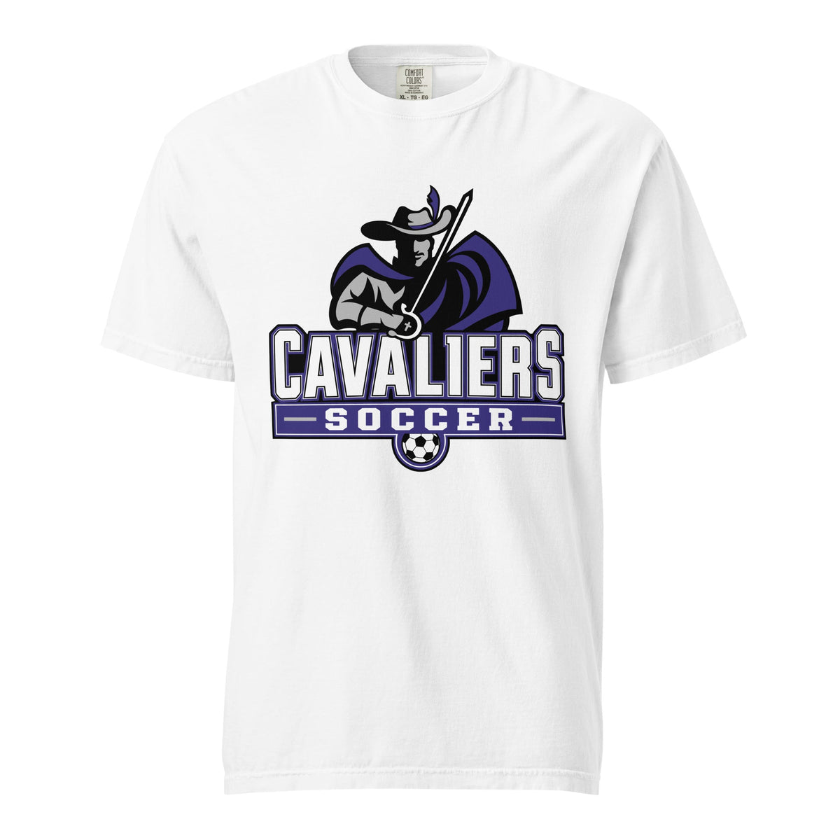 Signature | Comfort Colors T-Shirt | STM Soccer | Vanguard Logo