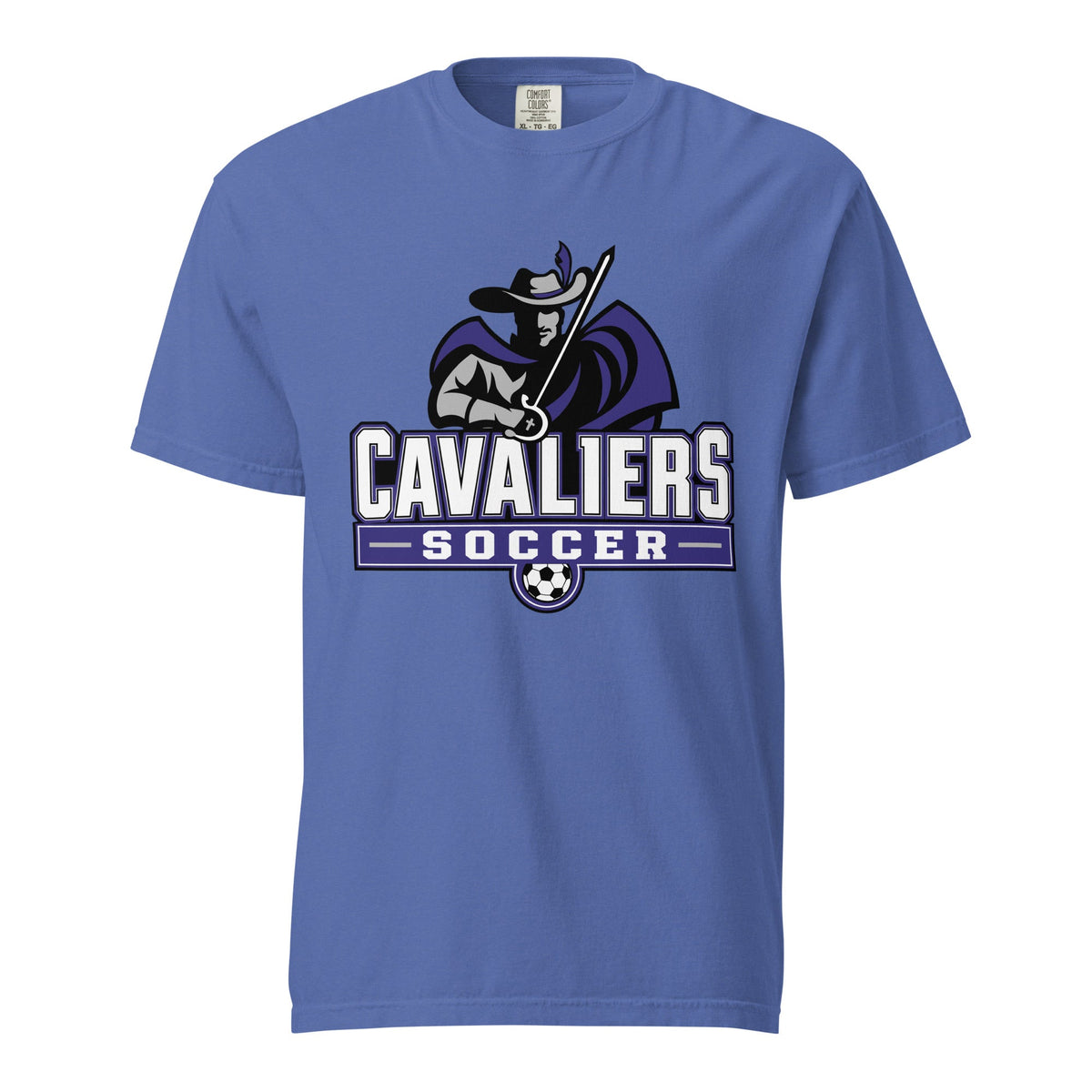 Signature | Comfort Colors T-Shirt | STM Soccer | Vanguard Logo