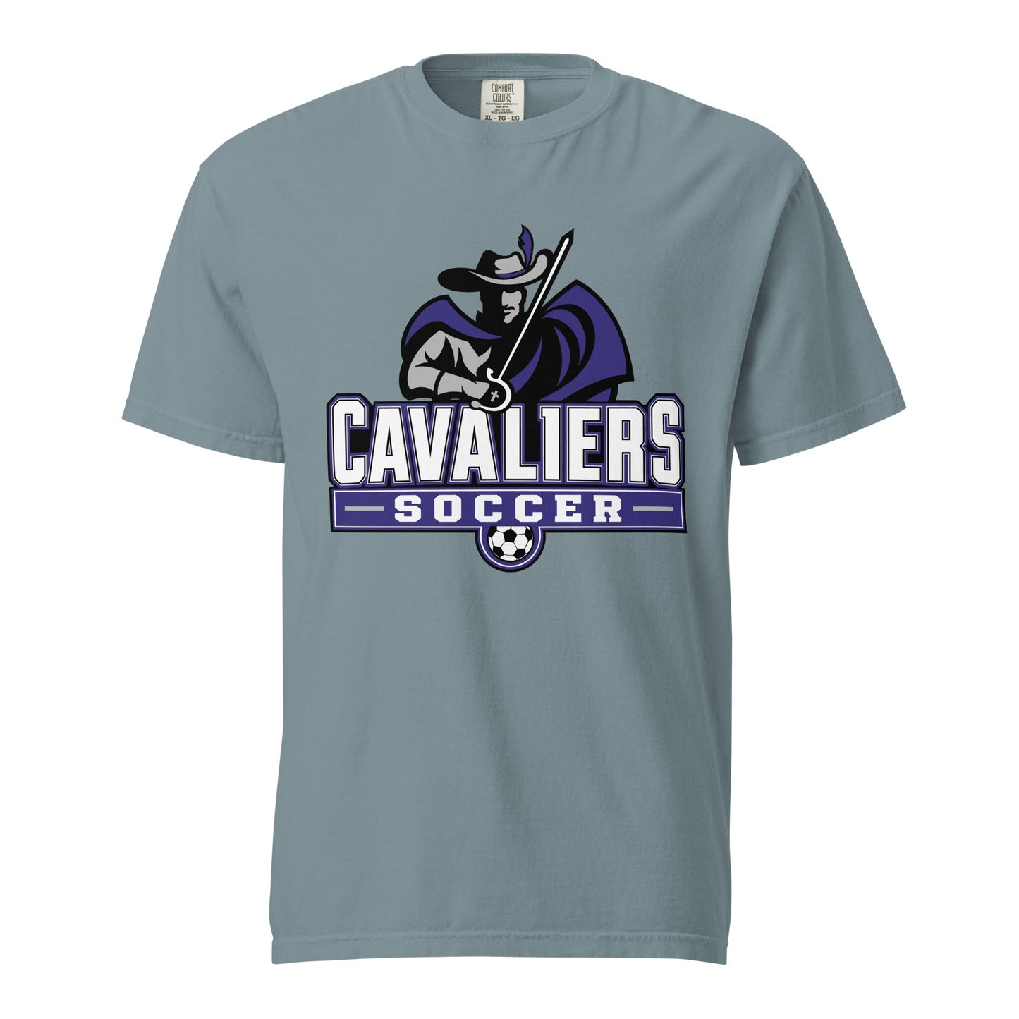 Signature | Comfort Colors T-Shirt | STM Soccer | Vanguard Logo